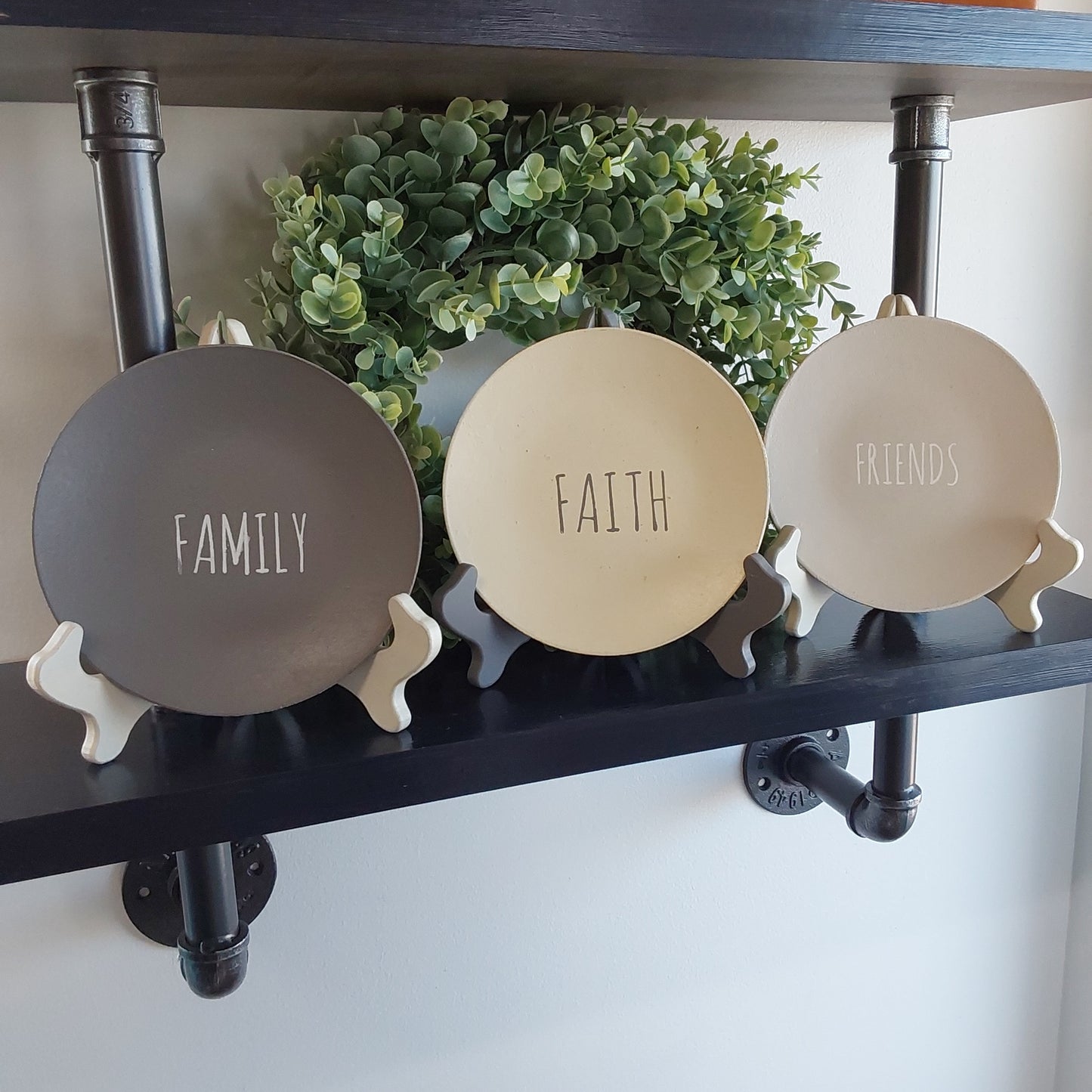 Faith Family Friends Plate Set